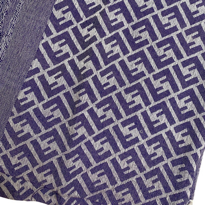 Fendi Schal/Tuch aus Baumwolle in Violett