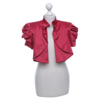 Elisabetta Franchi Short jacket in fuchsia