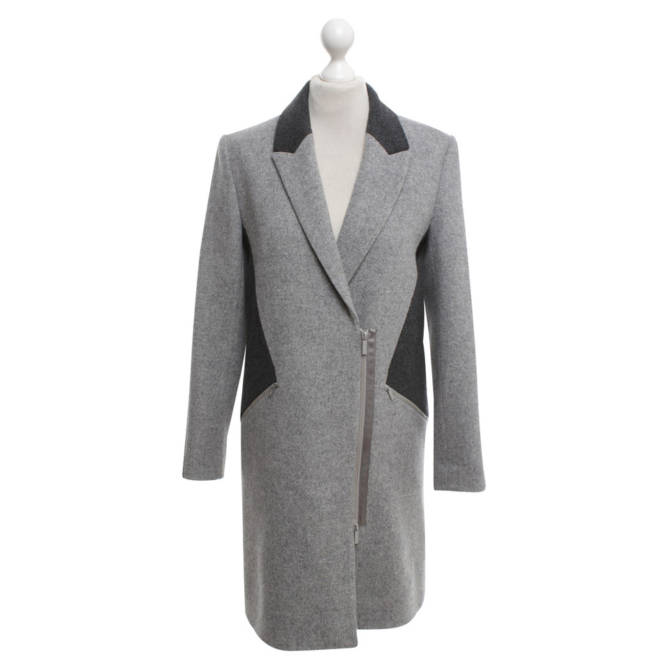 Karl Lagerfeld Wollen jas in grijs