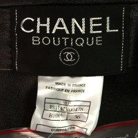 Chanel giacca di pelle scamosciata