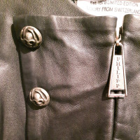 Philipp Plein Lederen jas met decoratieve knopen