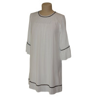 Velvet Dress Viscose in White