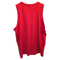 Y 3 Top en Coton en Rouge