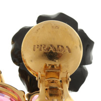 Prada Ear clips with gemstones