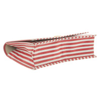 Giorgio Armani clutch in rosso / bianco