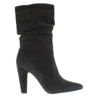 Manolo Blahnik ankle boots in pelle scamosciata in nero