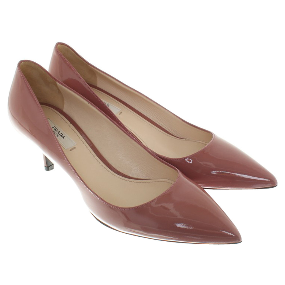 Prada Old pink pumps in patent leather