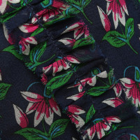 Diane Von Furstenberg top with floral pattern