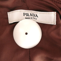 Prada Leather jacket with peplum