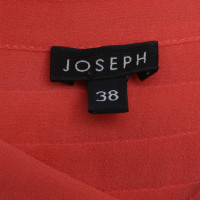 Joseph Top de soie en corail rouge