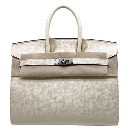 Hermès Birkin Bag 25 Leather in Cream