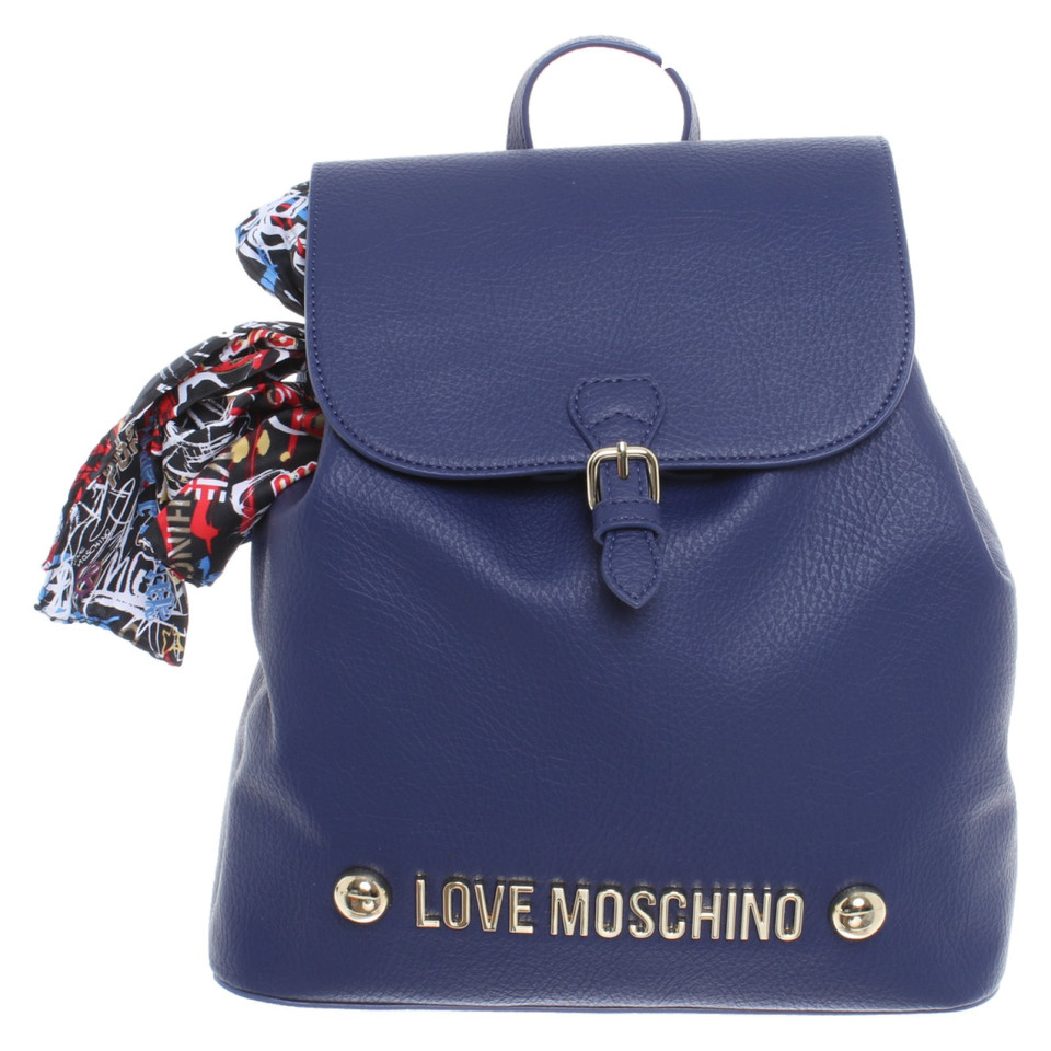 Moschino Love Sac à dos en Bleu