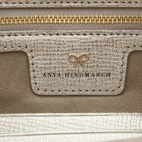 Anya Hindmarch clutch in silver