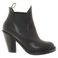 Acne Black leather ankle boots
