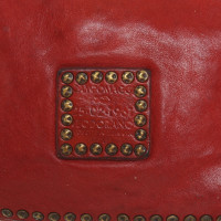 Campomaggi Umhängetasche aus Leder in Rot