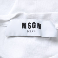 Msgm Oberteil aus Baumwolle in Weiß