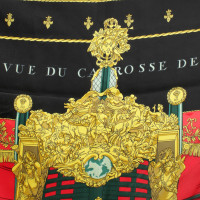 Hermès Zijden sjaal met gedrukte motief