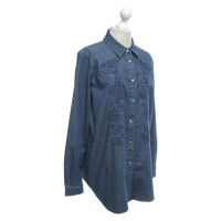 Marina Rinaldi Blouse-blouse van denim