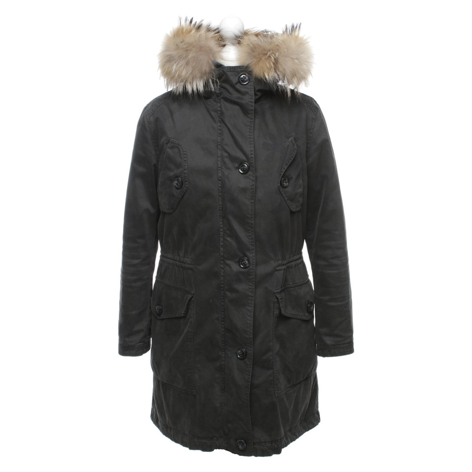 Barbed Parka met echt bont