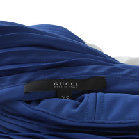 Gucci Bandeau top in blauw / crème wit