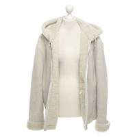Yeezy Giacca/Cappotto in Pelle in Beige