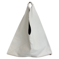 Mm6 Maison Margiela Japanese Bag in Pelle in Bianco
