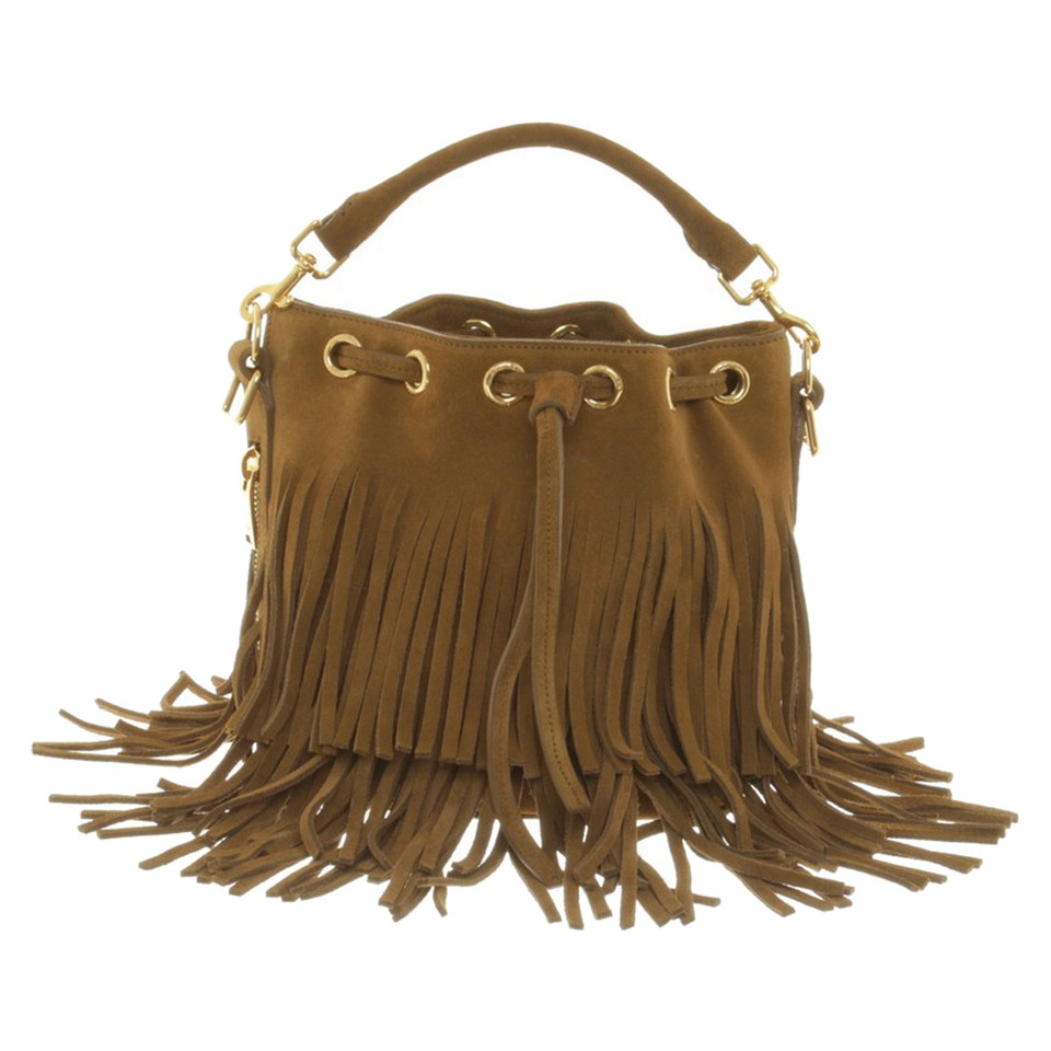Yves Saint Laurent Shoulder bag with fringes