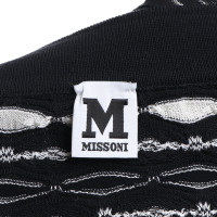 M Missoni Pullover in Schwarz/Weiß