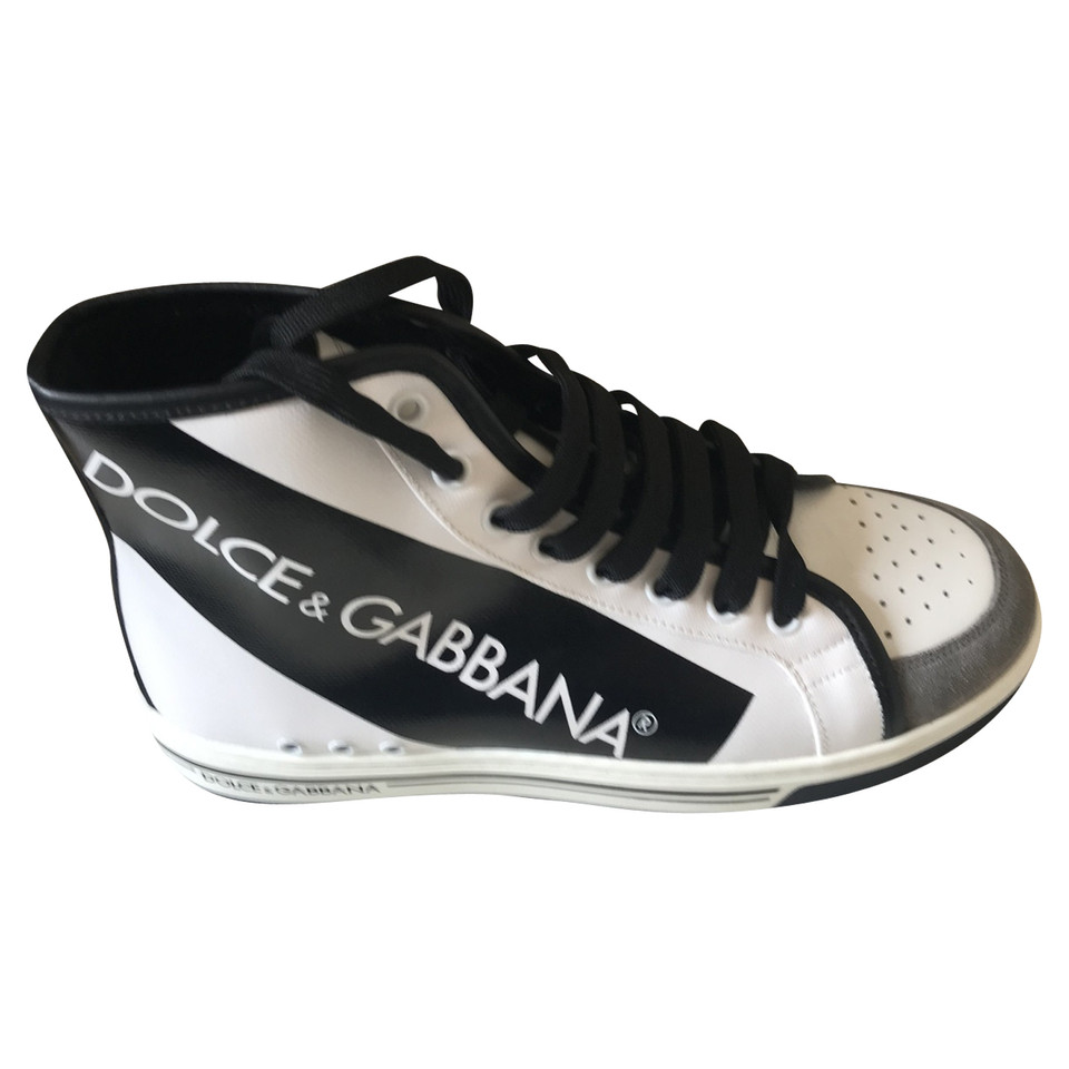 Dolce & Gabbana Chaussures de sport en Cuir en Blanc