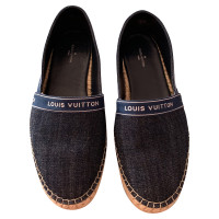 Louis Vuitton Slipper/Ballerinas aus Jeansstoff in Blau