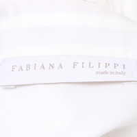 Fabiana Filippi Bluse in Weiß/Beige