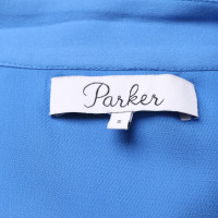 Parker Vestito in Seta in Blu