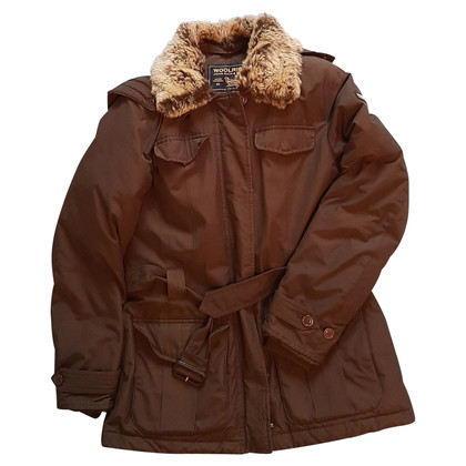 Woolrich Jacket/Coat in Brown