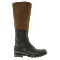 Ludwig Reiter Leather boots in black / khaki