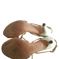 Chanel Sandaletten aus Echsenleder 
