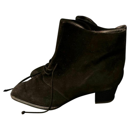 Andrea Pfister Ankle boots Suede in Black