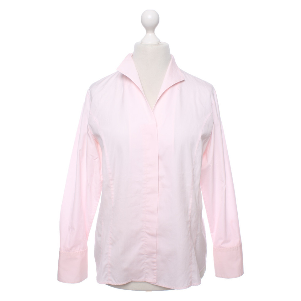 Van Laack Top en Coton en Rose/pink