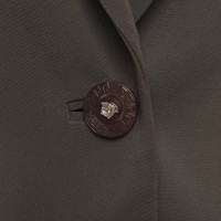 Versace Anzug aus Viskose in Khaki