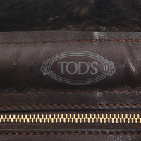 Tod's Handbag Suede in Brown