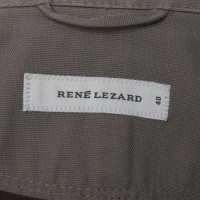 René Lezard biker jacket in grigio