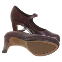 Clarks Mary Janes a Bordeaux