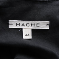 Hache top in black