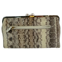 Anya Hindmarch clutch made of snakeskin