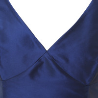 Escada Blue silk sheath dress
