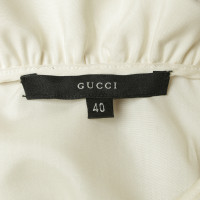 Gucci Blusa in seta con balze
