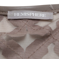 Hemisphere Giacca in pelle in marrone