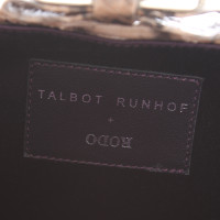 Talbot Runhof Clutch Leer