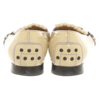 Tod's Slippers/Ballerinas Patent leather in Beige