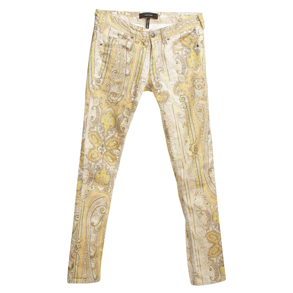 Isabel Marant Katoenen broek met patroon Print