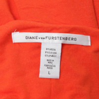 Diane Von Furstenberg Top "Gussy" in Orange